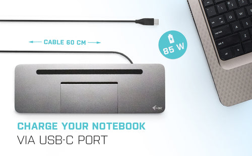 i-tec Metal C31FLATDOCKPDPRO laptop dock/port replicator