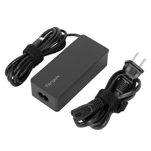 65W AC-auf-DC-Netzteil Targus USB-C Schwarz für Laptops & Tablets