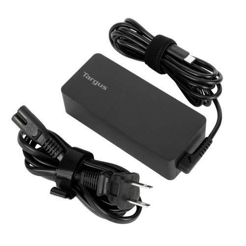 65W AC-auf-DC-Netzteil Targus USB-C Schwarz für Laptops & Tablets
