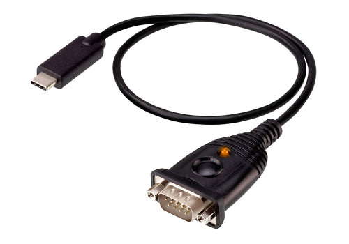 ATEN UC232C Black 0.45m USB Type-C to DB-9 Male Serial Cable