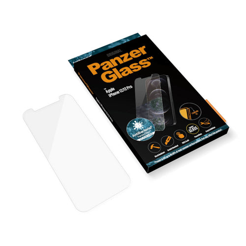 Screen Protector PanzerGlass iPhone 12 12 Pro Scratch Shock Anti-Bacterial Standard Fit - 2708