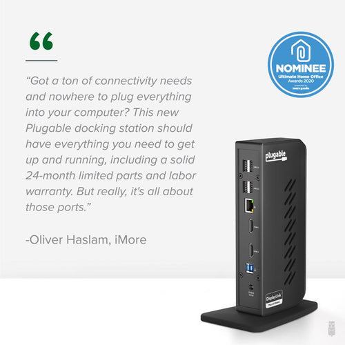 Plugable Technologies UD-3900Z laptop dock/port replicator