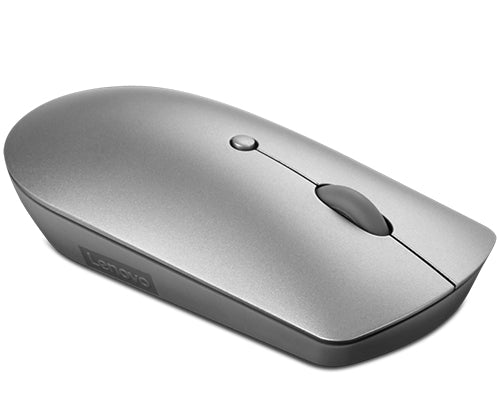 Lenovo 600 Optical Mouse - Bluetooth, 2400 DPI, Ergonomic, Grey