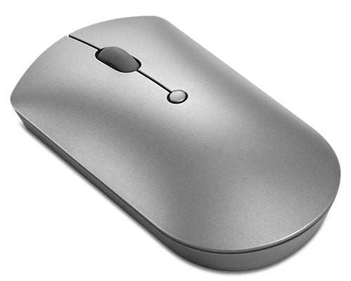 Lenovo 600 Optical Mouse - Bluetooth, 2400 DPI, Ergonomic, Grey