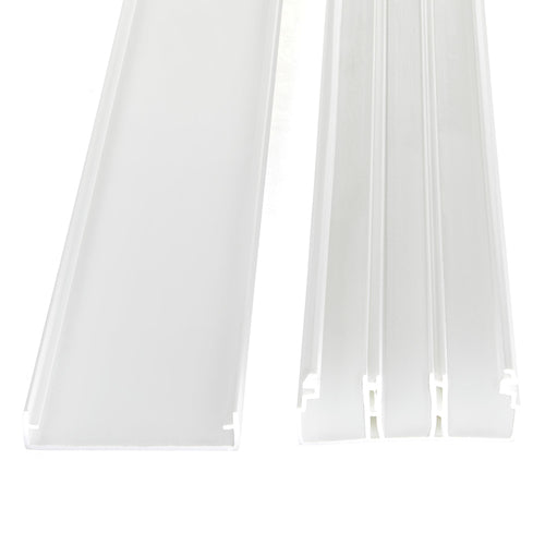 StarTech.com Kabelkanal CBMCWD5020 – 2 m PVC-Kabelverkleidung – Weiß