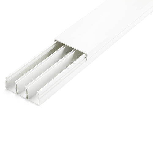 StarTech.com Kabelkanal CBMCWD5020 – 2 m PVC-Kabelverkleidung – Weiß