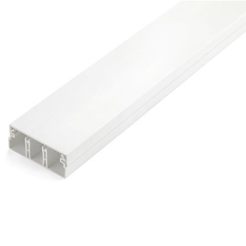 StarTech.com Kabelkanal CBMCWD5020 – 2 m PVC-Kabelverkleidung – Weiß