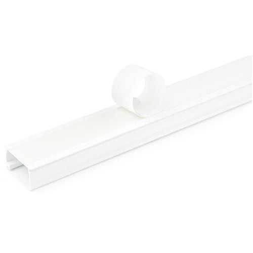 Cable Organizer 6ft PVC Wall Wire Duct System for Neat Cable Management