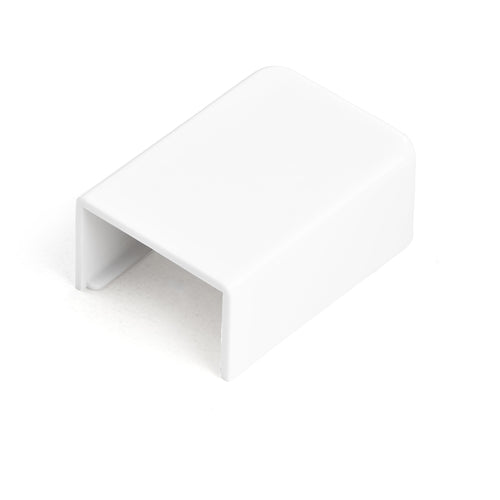 StarTech.com CBMWWD1911E Kabelkanal-Endkappe – Weißes ABS, 20er-Pack – Kabelmanagement-Zubehör