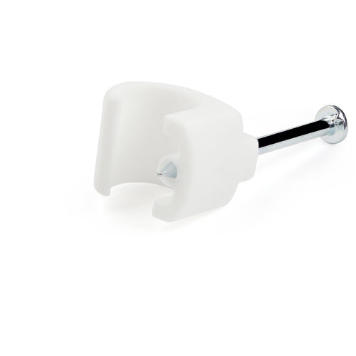 Kabelclips 100 Stück Groß Wiederverwendbare Nagelklemmen für Ethernet- und AV-Kabel
