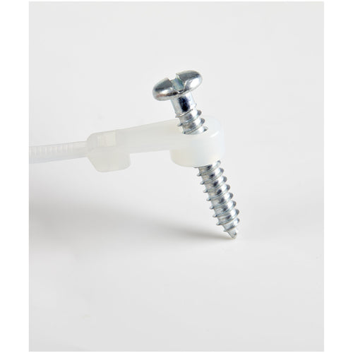 StarTech.com 20 cm Kabelbinder aus Nylon – 50 Stück, 22 kg Zugfestigkeit, Weiß – Kabelmanagement