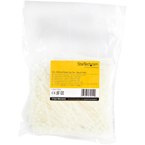 StarTech.com CBMZT4NK cable tie