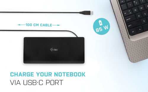 i-tec C31QUATTRODOCKPDUK laptop dock/port replicator