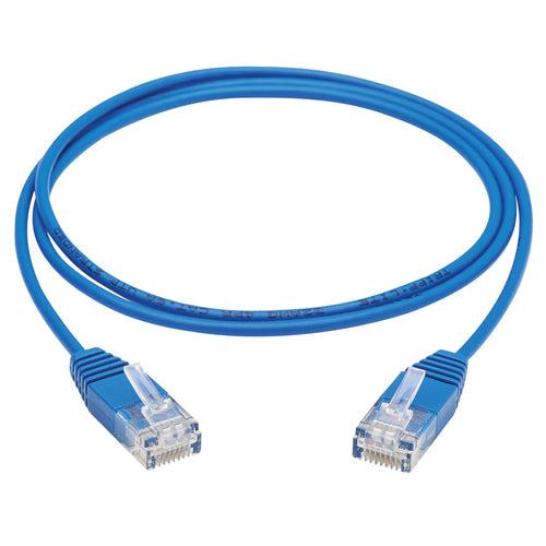 Cat6a 10G Molded Ultra-Slim UTP Ethernet Cable 3ft RJ45 Tripp Lite