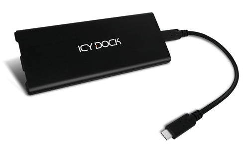 M.2 SSD-Gehäuse Icy Dock MB861U31-1M2B 10 Gbit/s USB Schwarz