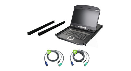 iogear GCL1908WKITU rack console
