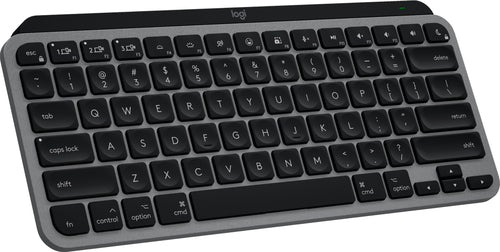 Wireless Logitech MX Keys Mini Keyboard for Mac Bluetooth Scissor Switch QWERTY LED Black