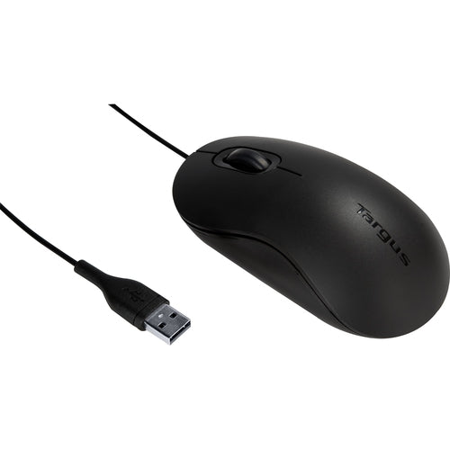 Targus AMU81USZ Optical USB Mouse - 1000 DPI - Black - Computer Accessories