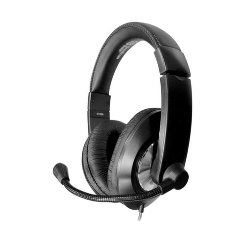 Wired Headset HamiltonBuhl Smart-Trek 50-20000Hz Lightweight 190g Black/Silver for Calls & Music