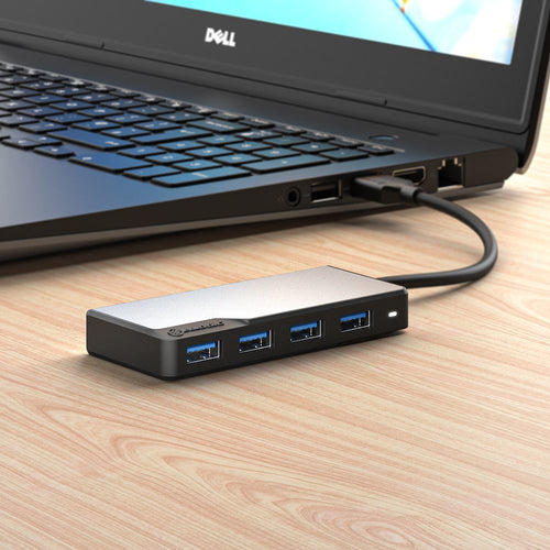 ALOGIC USB-A Fusion SWIFT 4-in-1 Adapter - 5000 Mbit/s, Grau