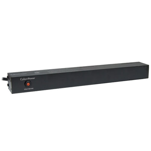 Power Distribution Unit CyberPower PDU15B10R 10 AC Outlets NEMA 5-15R 1U Black Horizontal/Vertical