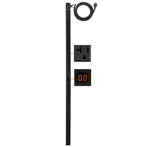CyberPower PDU20MVT26F Metered Power Distribution Unit – 26 AC-Ausgänge – Schwarz