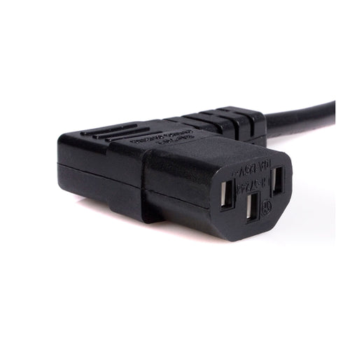 StarTech.com PXT101L10 3m Netzkabel - NEMA 5-15P auf rechtwinkligen C13-Stecker - 0,75 mm²