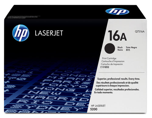 HP 16A Schwarz Original LaserJet Tonerkartusche 12000 Seiten