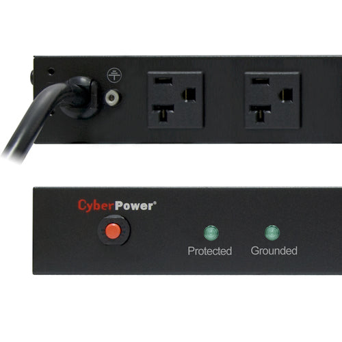 CyberPower RKBS20ST4F8R Surge Protector - 1800J, 12 AC Outlets, NEMA 5-20R