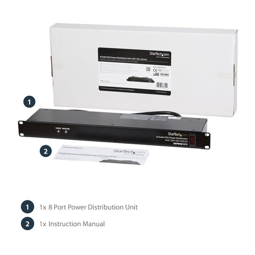 StarTech.com RKPW081915 power distribution unit (PDU)