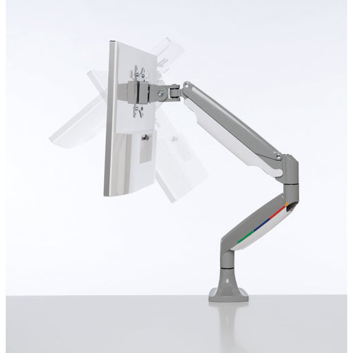 Kensington K55470WW SmartFit Monitorarm für einen Bildschirm - Höhenverstellbar, Grau, VESA-kompatibel