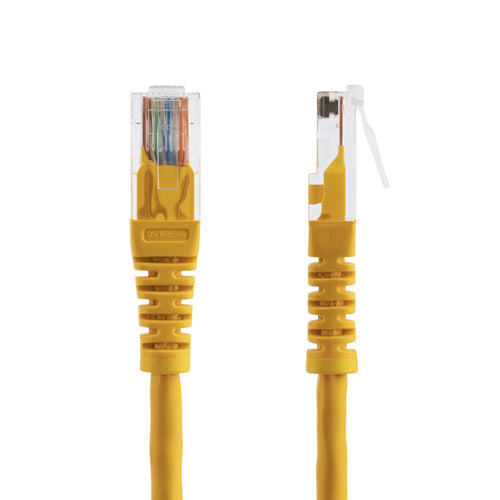 StarTech.com Cat5e Patchkabel 3 m – gelbes Netzwerkkabel mit RJ45-Anschlüssen