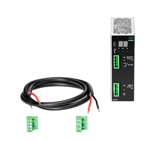 HPE Aruba Networking 4000i POE 54VDC 240W 12-48VDC DIN Power Supply network switch component