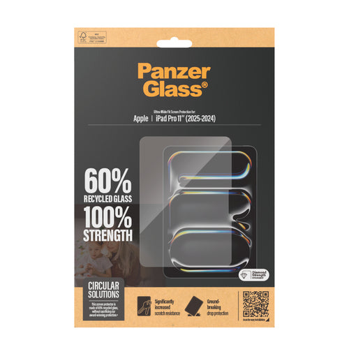PanzerGlass ® Screen Protector iPad Pro 11'' (2024-2025) | Ultra-Wide Fit