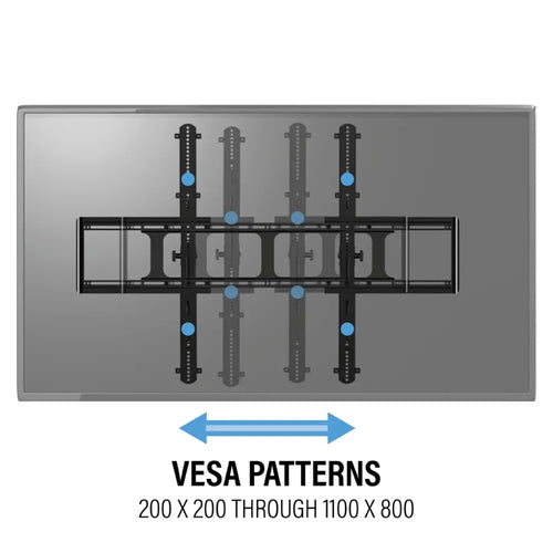 SANUS VXT7 TV Mount 40 Inch Adjustable Bracket 1000x800mm Black