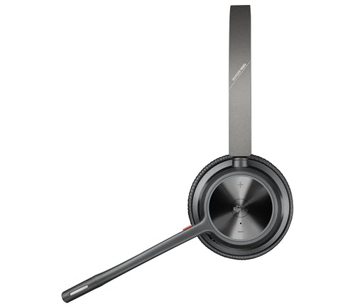 HP Poly Voyager 4320 USB-A Headset – Microsoft Teams zertifiziert – Kabelgebunden & Kabellos – Schwarz