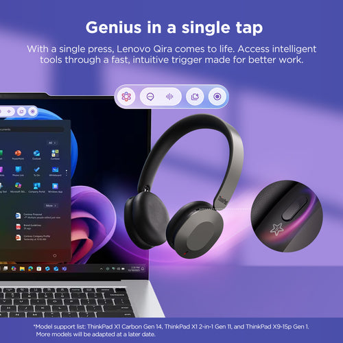 Lenovo 4XD1T60925 headphones/headset