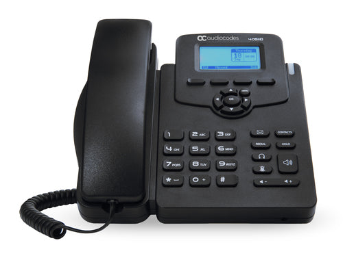 AudioCodes 405HD IP Phone VoIP Dual Line PoE Gigabit Wired Handset