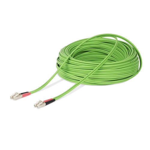 OM5 Multimode Fiber Optic Cable 25m LC to LC 40G/100G