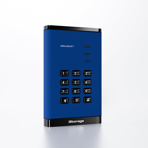 iStorage diskAshur3 4TB Hardware-verschlüsselte SSD USB-C 3.2 Gen 1