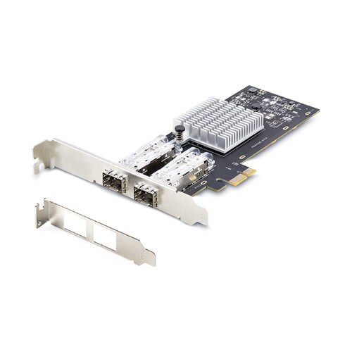 2-Port GbE SFP Network Card PCIe 2.0 Intel I350-AM2 1000BASE Copper/Fiber