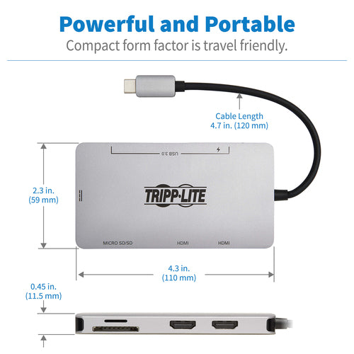 Tripp Lite U442-DOCK8-GG laptop dock/port replicator