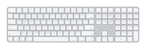 Keyboard Apple Magic Wired Wireless USB Bluetooth QWERTY White