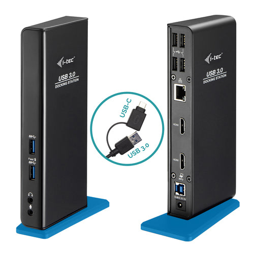 i-tec U3DUALHDMIDOCKUK laptop dock/port replicator
