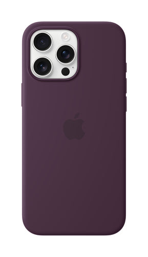 Apple iPhone 16 Pro Max Silicone Case with MagSafe - Plum Color
