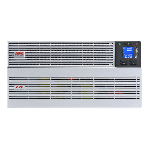 APC Easy UPS On-Line, 6kVA/6kW, Lithium-ion, Rack/Tower 5U, 230V, 1 Hard wire (1P+N+E) outlet, Intelligent Card Slot, Extended runtime, W/ rail kit uninterruptible power supply (UPS)