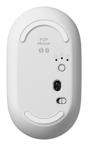 Wireless Bluetooth Keyboard and Mouse Combo Logitech POP Icon Orange White Scissor Switch QWERTY