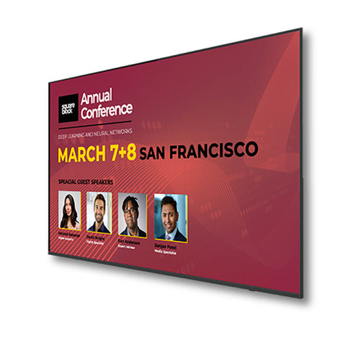 Sharp 4P-B75EJ2U 75" LED Digital Signage Display - 4K UHD, Wi-Fi Enabled