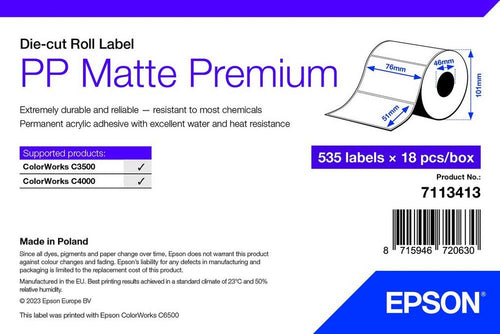 Epson 7113413 printer label