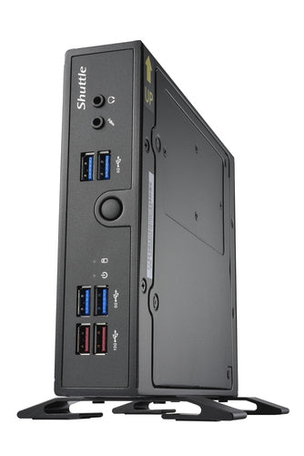Shuttle DS50U Mini PC Barebone - Intel Celeron 7305 - Fanless Design - 2x LAN Ports